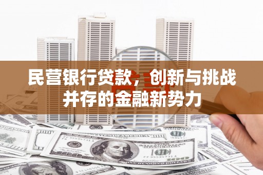 芙蓉民营银行贷款，创新与挑战并存的金融新势力