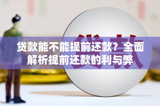 芙蓉贷款能不能提前还款？全面解析提前还款的利与弊