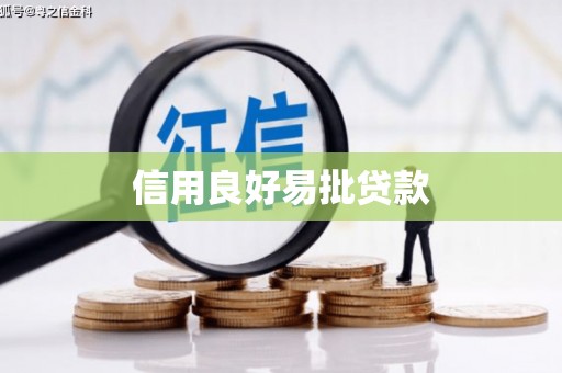 芙蓉信用良好易批贷款