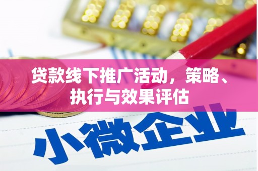 芙蓉贷款线下推广活动，策略、执行与效果评估