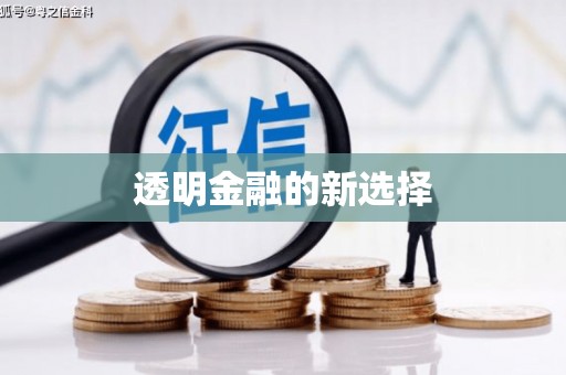芙蓉透明金融的新选择