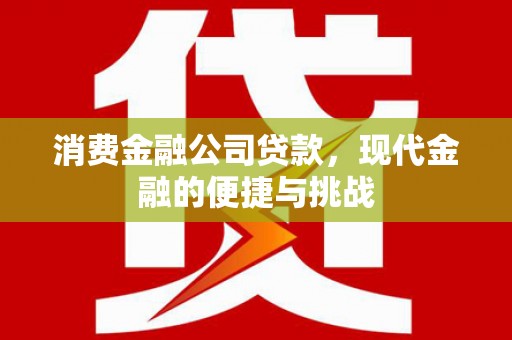 芙蓉消费金融公司贷款，现代金融的便捷与挑战