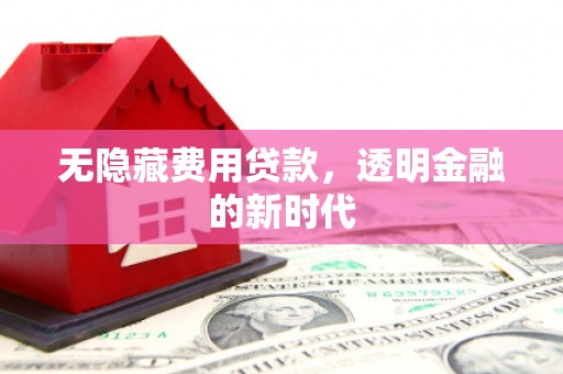 芙蓉无隐藏费用贷款，透明金融的新时代