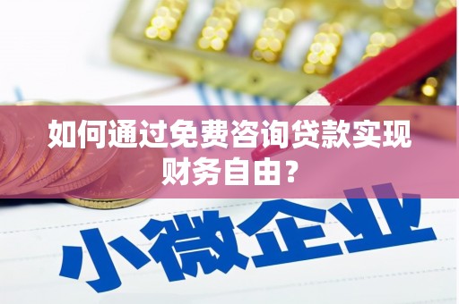 芙蓉如何通过免费咨询贷款实现财务自由？
