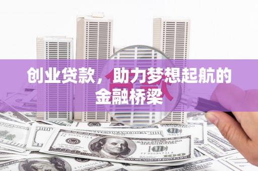 芙蓉创业贷款，助力梦想起航的金融桥梁