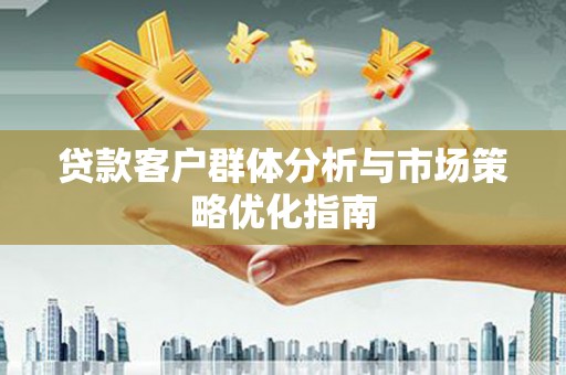 芙蓉贷款客户群体分析与市场策略优化指南