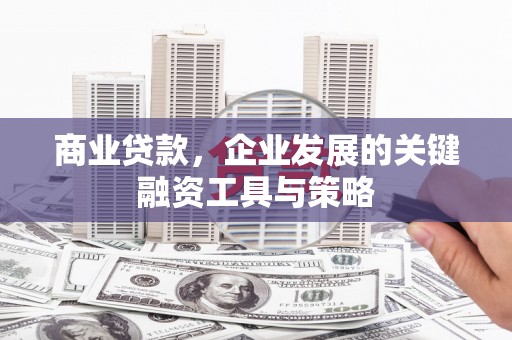 芙蓉商业贷款，企业发展的关键融资工具与策略