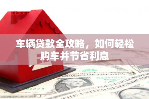 芙蓉车辆贷款全攻略，如何轻松购车并节省利息