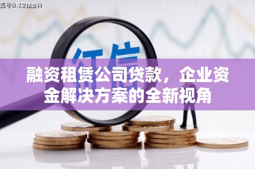 芙蓉融资租赁公司贷款，企业资金解决方案的全新视角