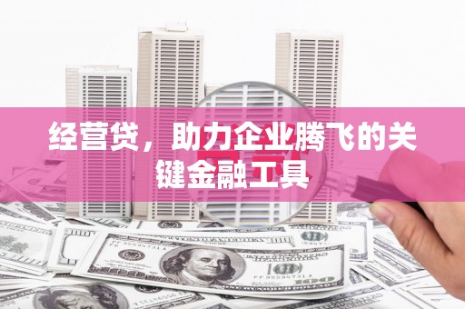 芙蓉经营贷，助力企业腾飞的关键金融工具