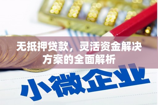 芙蓉无抵押贷款，灵活资金解决方案的全面解析