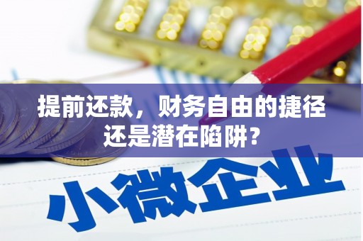 芙蓉提前还款，财务自由的捷径还是潜在陷阱？