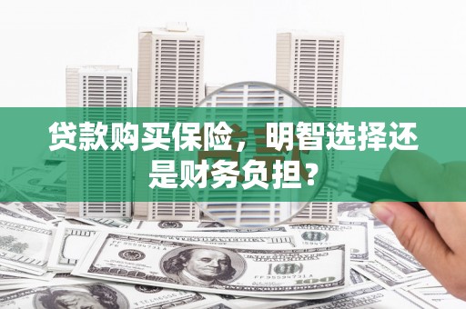 芙蓉贷款购买保险，明智选择还是财务负担？