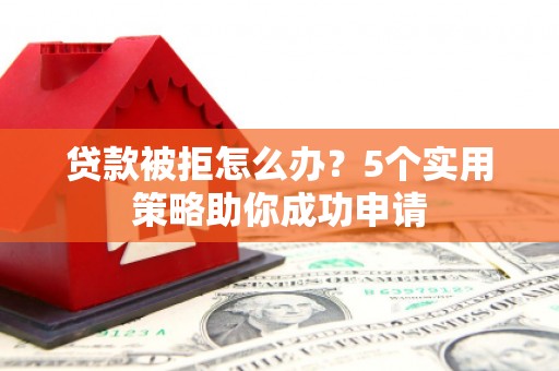 芙蓉贷款被拒怎么办？5个实用策略助你成功申请