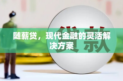 芙蓉随薪贷，现代金融的灵活解决方案