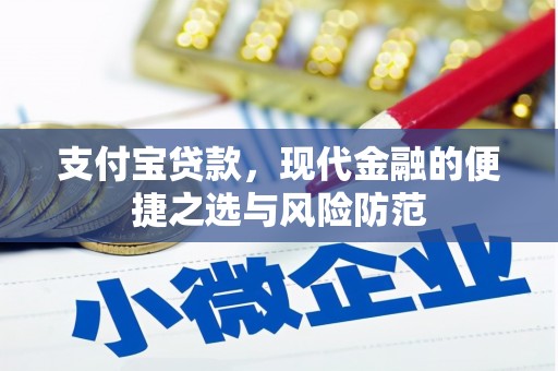 芙蓉支付宝贷款，现代金融的便捷之选与风险防范