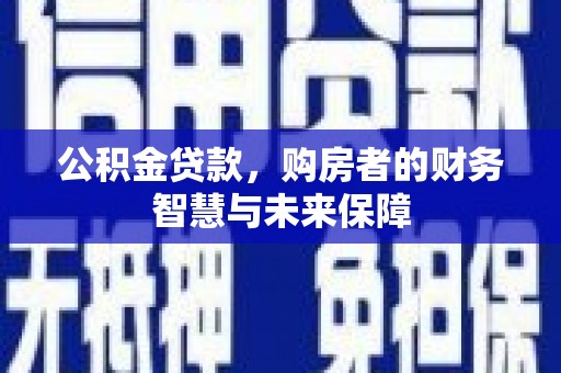 芙蓉公积金贷款，购房者的财务智慧与未来保障