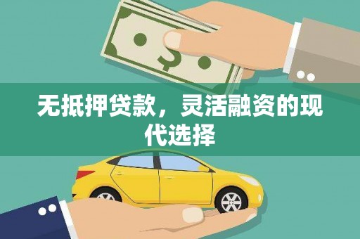 芙蓉无抵押贷款，灵活融资的现代选择