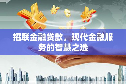芙蓉招联金融贷款，现代金融服务的智慧之选