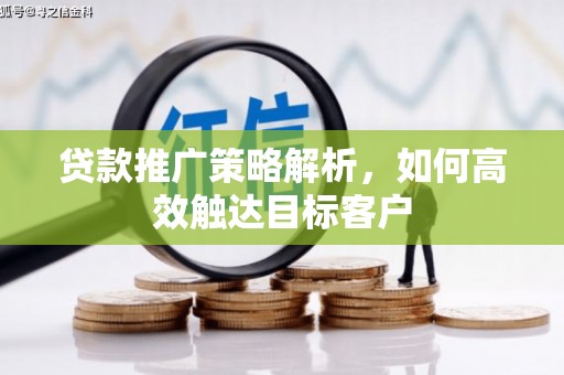 芙蓉贷款推广策略解析，如何高效触达目标客户