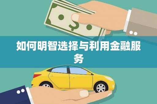 芙蓉如何明智选择与利用金融服务