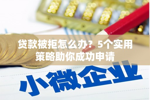 芙蓉贷款被拒怎么办？5个实用策略助你成功申请