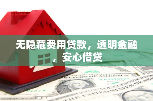 芙蓉无隐藏费用贷款，透明金融，安心借贷