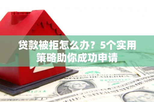芙蓉贷款被拒怎么办？5个实用策略助你成功申请