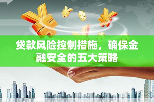芙蓉贷款风险控制措施，确保金融安全的五大策略