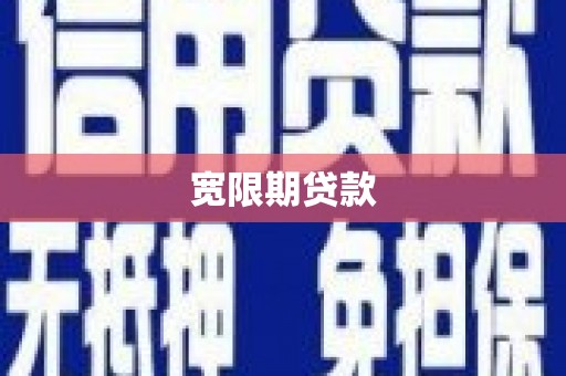 芙蓉宽限期贷款