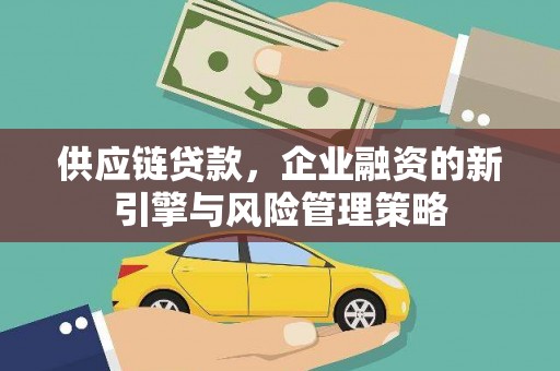 芙蓉供应链贷款，企业融资的新引擎与风险管理策略