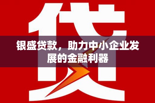 芙蓉银盛贷款，助力中小企业发展的金融利器