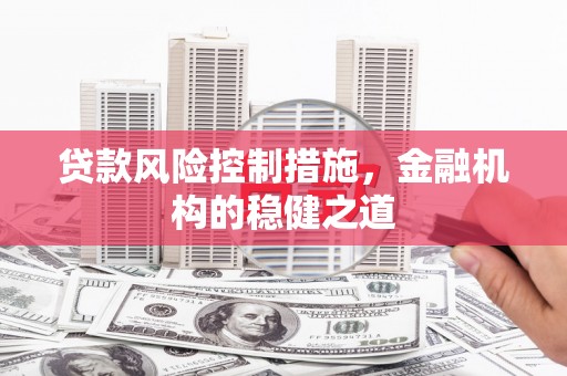 芙蓉贷款风险控制措施，金融机构的稳健之道