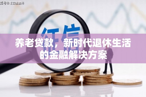 芙蓉养老贷款，新时代退休生活的金融解决方案
