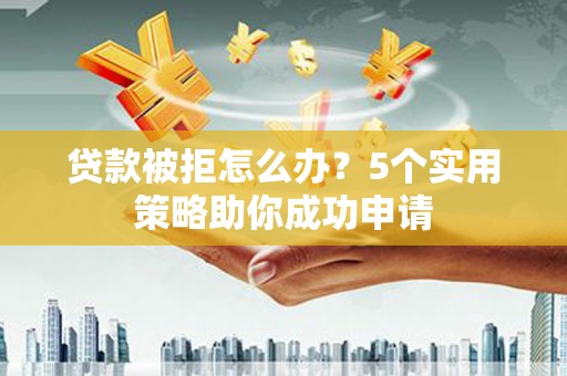 芙蓉贷款被拒怎么办？5个实用策略助你成功申请