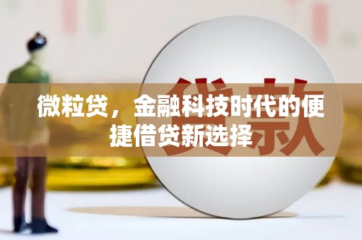 芙蓉微粒贷，金融科技时代的便捷借贷新选择