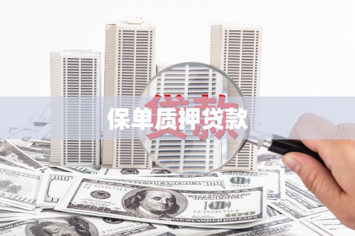 芙蓉保单质押贷款