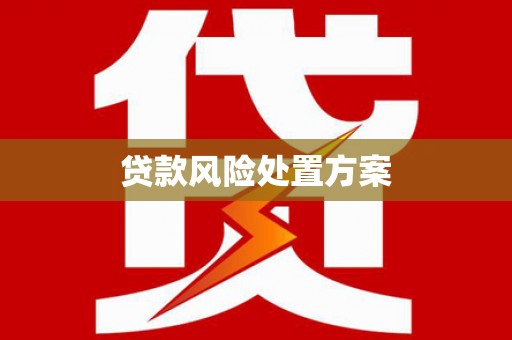 芙蓉贷款风险处置方案