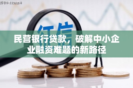 芙蓉民营银行贷款，破解中小企业融资难题的新路径
