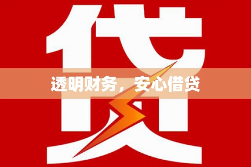 芙蓉透明财务，安心借贷