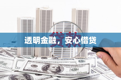芙蓉透明金融，安心借贷