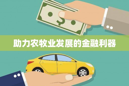 芙蓉助力农牧业发展的金融利器