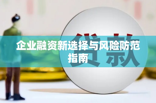 芙蓉企业融资新选择与风险防范指南