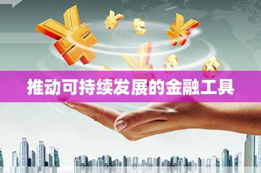 芙蓉推动可持续发展的金融工具
