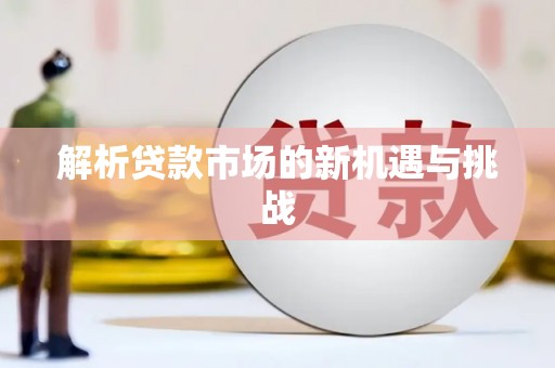 芙蓉解析贷款市场的新机遇与挑战